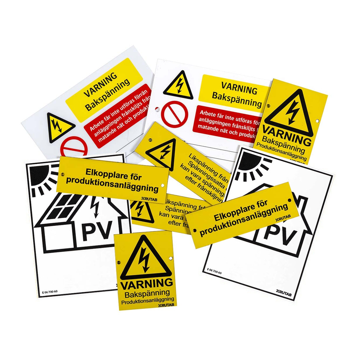 Märknings kit solcellsanläggning