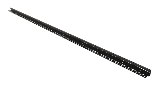 Skena svart 2.4m