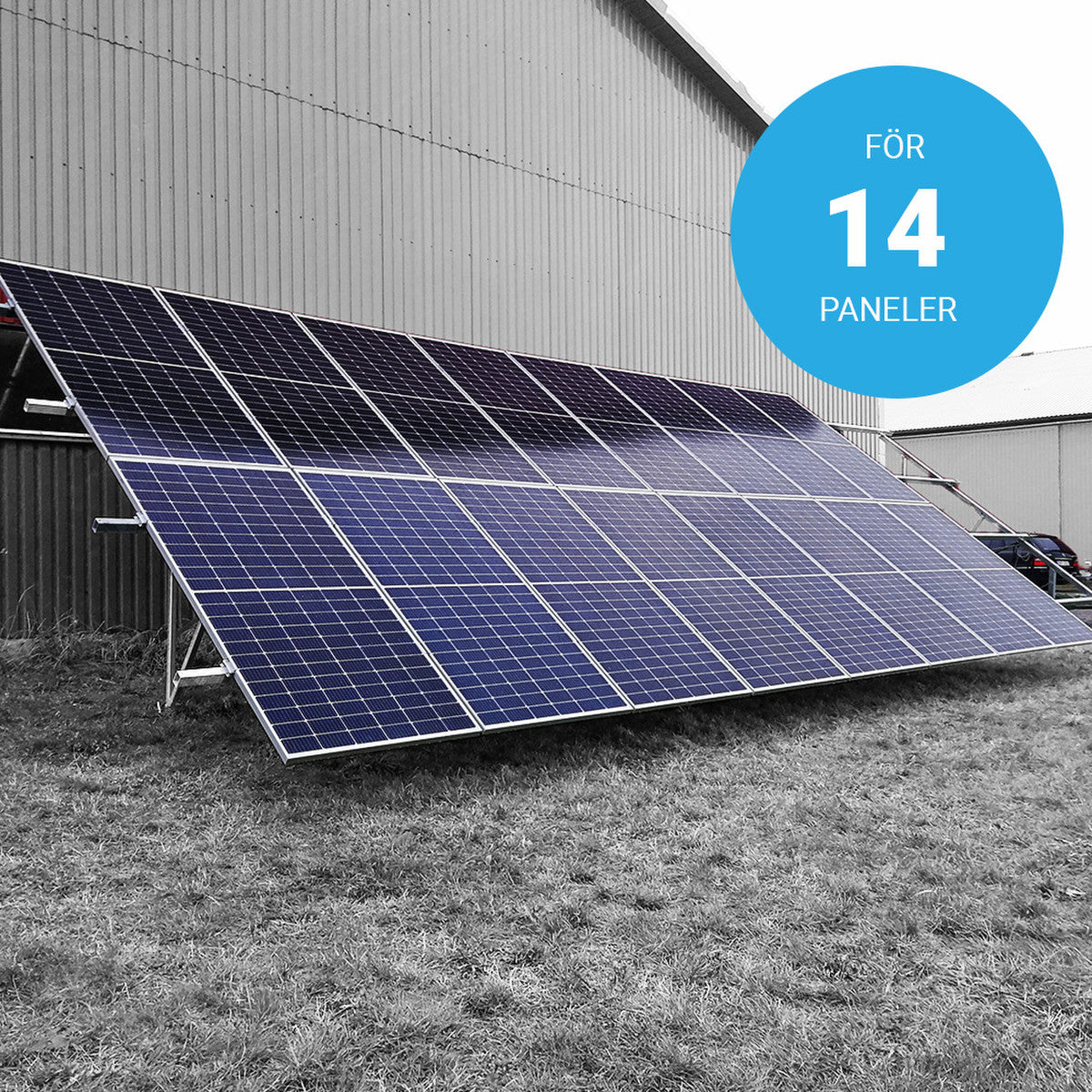 Marksystem för 14 paneler